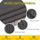 thumbnail image 3 of Gray Blackout Curtains for Bedroom 84 inches Long - Thermal Drapes Grommet Room Darkening Light Blocking Curtains Window Treatments for Living Room (2 Panels, W52 x L84, Grey),100% Blackout White, 3 of 7