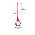 thumbnail image 2 of Milaget Parrot Traction Strap Outdoor Rope Pet Leash Ajustable Bird Harness L L, 2 of 9
