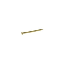 Hillman Escutcheon Pins Brass Plated Steel - 16 Gauge - 6 Pack, 1 In., Gold