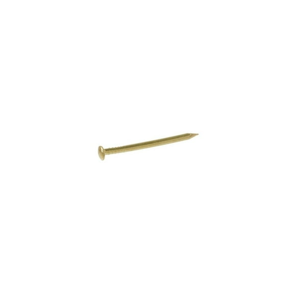 Hillman Anchor Wire 1/2 In. 18 ga 1.5 Oz. Brass Plated Steel Escutcheon Pins