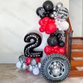 thumbnail image 4 of Globos de papel de aluminio para decoración de cumpleaños de coche de carreras, globos grandes de 40 pulgadas, Número 1, 2, 3, 4, 5, 6, 7, 8, 9, para niños, 4 of 7
