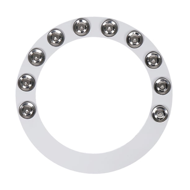 Anillos de platillos de tambor, pandereta de platillos, instrumento de percusión, instrumento musical, bricolaje, montable, anillos de platillos Ching argén