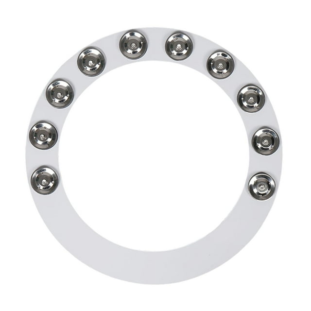 Anillos de platillos de tambor, pandereta de platillos, instrumento de percusión, instrumento musical, bricolaje, montable, anillos de platillos Ching argén