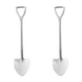 thumbnail image 2 of QISIWOLE Dessert Spoon Set, Stainless Steel Shovel Spoons, Novel Dessert Ice Cream Spoon with Ergonomic Design Handle, Mini Tableware Supplies for Kitchen Restaurant, 2 of 6