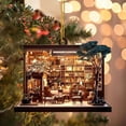 thumbnail image 1 of 2D Flat Acrylic Book For Party Decoration Christmas Bookstore Decoration Book For Book Lovers Christmas Book Stacking Hanging Decoration Glass Christmas Decorations Holiday Decorations for Home, 1 of 3