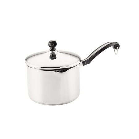 Farberware Stainless Steel Classic Cookware - Farberware Classic Stainless Steel 3-Quart Covered Straining Saucepan