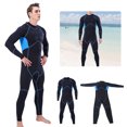 thumbnail image 3 of Traje de neopreno para hombres y mujeres, traje de buceo de manga larga neopreno cálido de cuerpo completo de 3 mm, traje buceo completo con protección UV, traje de buceo para surf, para surf(XXL), 3 of 5