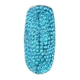 thumbnail image 3 of Women's Stone Studded Curved Boho Fashion Stretch Ring, Aqua, 3 of 3