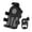 Black Handlebar, variant on Hyasfey Bicycle Phone Holder Eight-Claw Shock Absorbing Motorcycle Mobile Phone Mount 360-Degree Rotation Anti-slip Universal Bicycle Scooter Cell Phone Holder