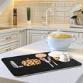 thumbnail image 6 of SKYSONIC Absorbent Dish Drying Mat Pumpkin Peace Love Fall For Autumn Kitchen Counter Mat Protector,Reversible,Extra Large 24 x 18 Inches, 6 of 7