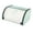 White Green S, variant on jicheng Iron Bread Box Dustproof Practical with Roll Top Lid for Office Kitchen Home White
