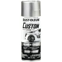Rust-Oleum Custom Colored Chrome Automotive Spray Paint Silver Chrome, 10 oz
