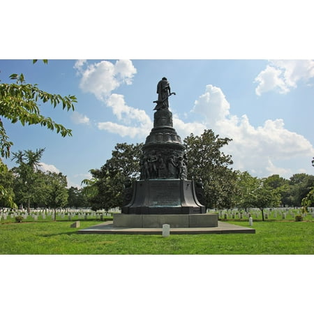 - LAMINATED POSTER Looking at the south at the Confederate Monument at Arlington National Cemtery in Arlington, Virgini Poster Print 24 x 36
