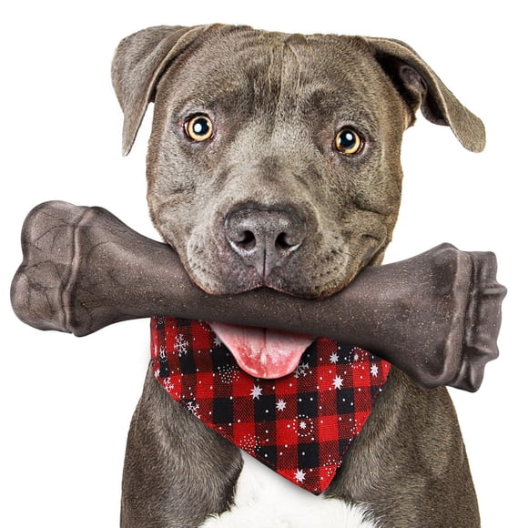 Juguete para perro PUPTILY, hueso indestructible para mordedores agresivos