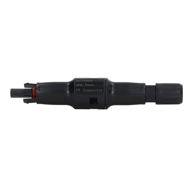 Diode PV Connector, 1500V DC Solar PV Fuse Connector Protection Function UV Resistance For Solar Panel 10A,15A,20A,30A