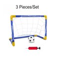 thumbnail image 3 of Eigraketly Mini portería de fútbol Red de poste de balón de fútbol con juego de bomba Juguete deportivo de jardín de infantes para interiores Deportes y aire libre Portería de fútbol autoestablecida, 3 of 6