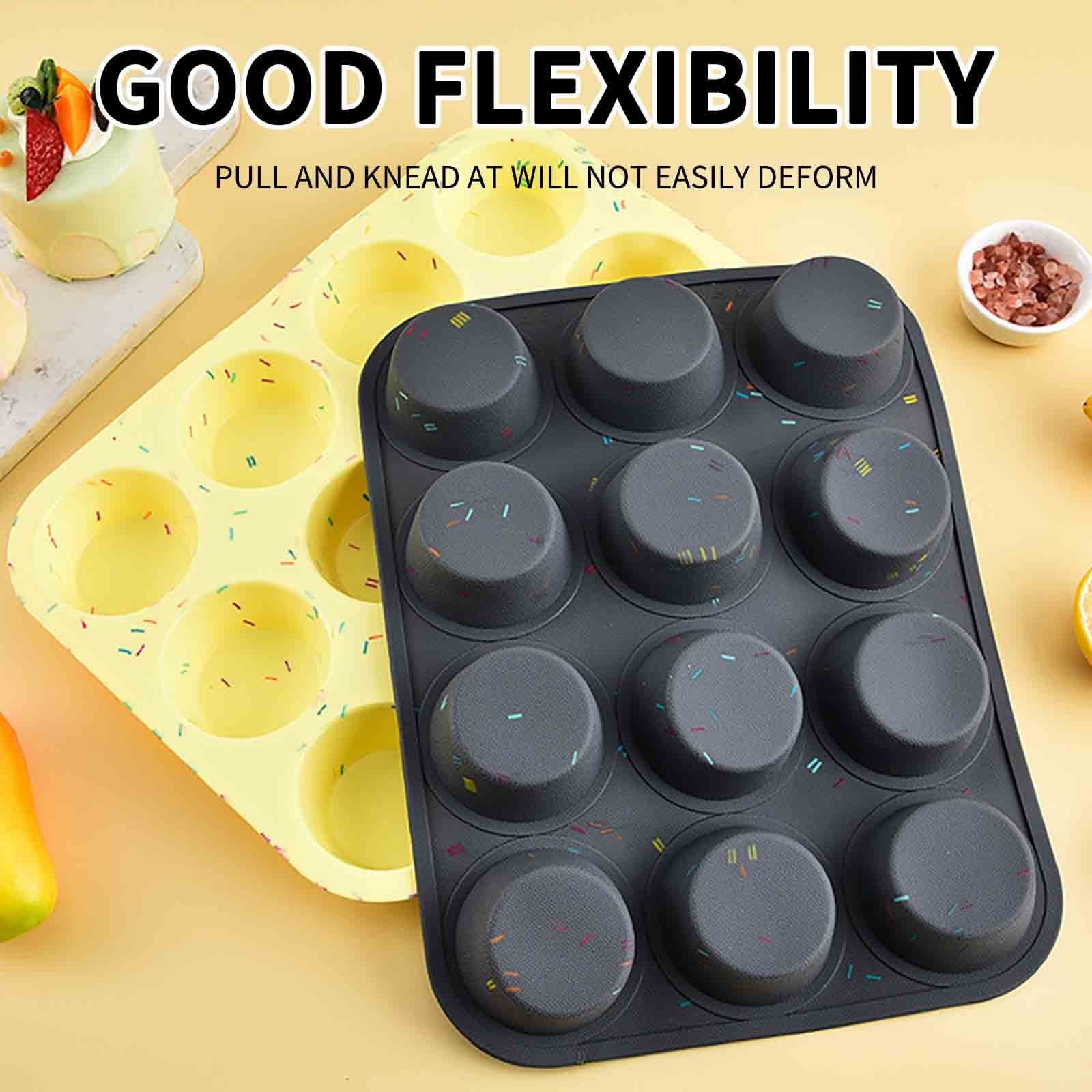 Moules à Pâtisserie Lot De 24 Moules à Cupcakes En Silicone Réutilisables - 78 G Moule Muffin