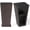 Iron, variant on LA Jolie Muse 30 inch Tall White Planters Set of 2,Indoor/Outdoor Rectanglar Large Plant Pots,V Shaped Taper Planter for Front Door.