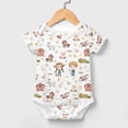 thumbnail image 2 of Baby Farm Life Animals Bodysuits for Boy Girl Farmers Truck Chicken Horse Sheep Pig Cow Barn Infant Romper Jumpsuit Newborn Unisex Outfit, 2 of 7