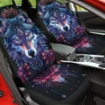 thumbnail image 4 of Chririnla Universal Purple Bohemian Wolf Print Front Seat Cover Set of 2, Washable Soft Seat Protector, Vehicle Seat Protector Car Covers for Auto Sedan SUV Truck Auto Accessories, 4 of 7