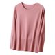 thumbnail image 1 of Jumpingount Ropa interior térmica femenina Tops manga larga sin costuras cómodo otoño Oficina dormir ropa interior camisa cálida para Prendas para la parte del cuerpo Café oscuro 4XL, 1 of 6