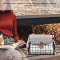 thumbnail image 3 of <p>Checkered Handbag Shoulder Bag  Bag Versatile Large Capacity Lightweight Portable Stylish Checkered Handbag With Strap For Dating Shopping</p>, 3 of 7