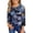 #A12-Dark Blue, variant on Halloween Shirts for Girls Size 7/8 Spooky Bat Spider Graphic Tshirts for Kids Crewneck 3/4 Sleeve Shirts for Kids Girls Fall Funny Scary Blouses for Girls,7-8 Years