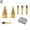 32+42mm, variant on Firewood Drill Bit Wood Splitter, 42mm / 32mm Cones Wood Log Splitter Drill Bit with 4 Handles, Wood Splitting Drill Bit for Electric Drill Machine