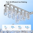 thumbnail image 6 of Joreek 3-in-1 Vertical Water Dispenser with Ice Maker, 12 Bullet Ice Cubes, Hot/Cold Electric Ice Dispenser for Home, Office, Cafe, 6 of 8