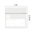 thumbnail image 3 of 400 Count- Pill Bag 3"x2.75", BPA-Free, With Writeable Info Boxes, Carry On Everywhere, 3 of 5