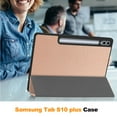 thumbnail image 5 of Dteck for Samsung Galaxy Tab S10 Ultra 14.6" 2024 Case, Protective Tri-Fold Cover and S Pen Holder, Auto Wake/Sleep, Rosegold, 5 of 6