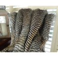 thumbnail image 2 of Plutus PB16422-8090-TC 80x 90 in. Full Size Fox Handmade Throw - Brown & Gray, 2 of 3