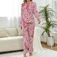 thumbnail image 2 of Top-kevin Cowboy Boots Cacti Women's Long-Sleeve Shirt And Full-Length Bottom Pajama Set, 2 of 12