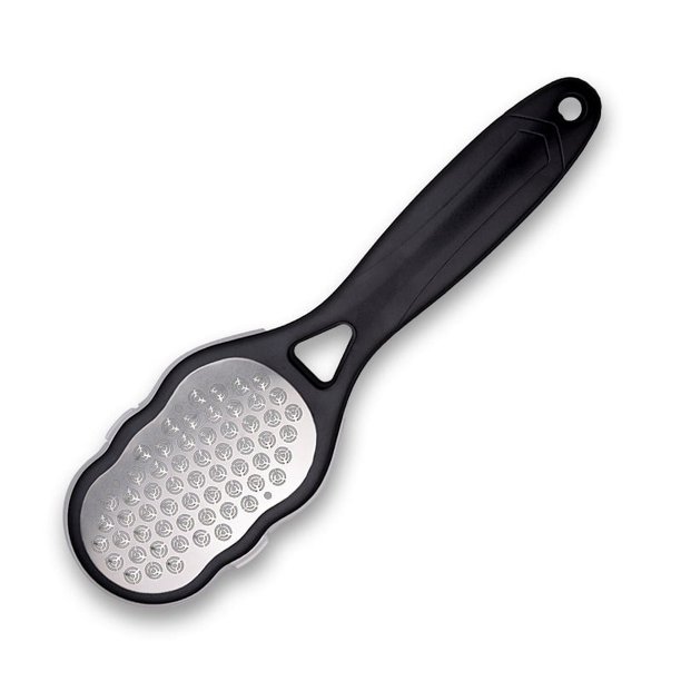 2 limas para pies con recogedor de piel, removedor de escofina para pies de acero inoxidable, rallador de pies, removedor de piel muerta para pies