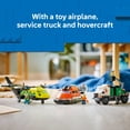 thumbnail image 5 of LEGO City Airplane, Service Truck & Hovercraft Remix Building Toy for Kids - Mix & Match Emergency Vehicle & Truck Toys for Pretend Play - Gift Idea for Boys & Girls, Ages 7+ - 60505, 5 of 8