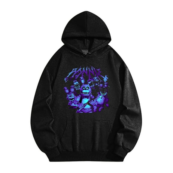 Five-Nights at Freddy Merch Mens Ultimate Heavyweight Pullover Hoodie Sweatshirt