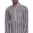 thumbnail image 4 of Atasi Kurta Asymétrique Imprimée Décontractée pour Hommes Ensemble Kurta Longue Designer, 4 of 4