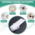 thumbnail image 5 of PinesC Universal Ceiling Fan Remote Control Kit Replacement, 6-Speed & Timing, Remote Replacement for DC Ceiling Fan Light, 5 of 5