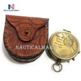 thumbnail image 5 of Not All Who Wander Are Lost Engravable Compass - Pocket Compass - Brass Compass with Leather Case - Pirates Compass - Gift Compass - Camping Compass - Confirmation Gift Idea - Baptism Gifts - Keepsake, 5 of 5