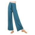 thumbnail image 7 of ZZwxWA Womens Wide Leg Yoga Pants Comfy Modal Lounge Athletic Pants Loose Fit Flowy Palazzo Pants Trendy Dance Pants, 7 of 7