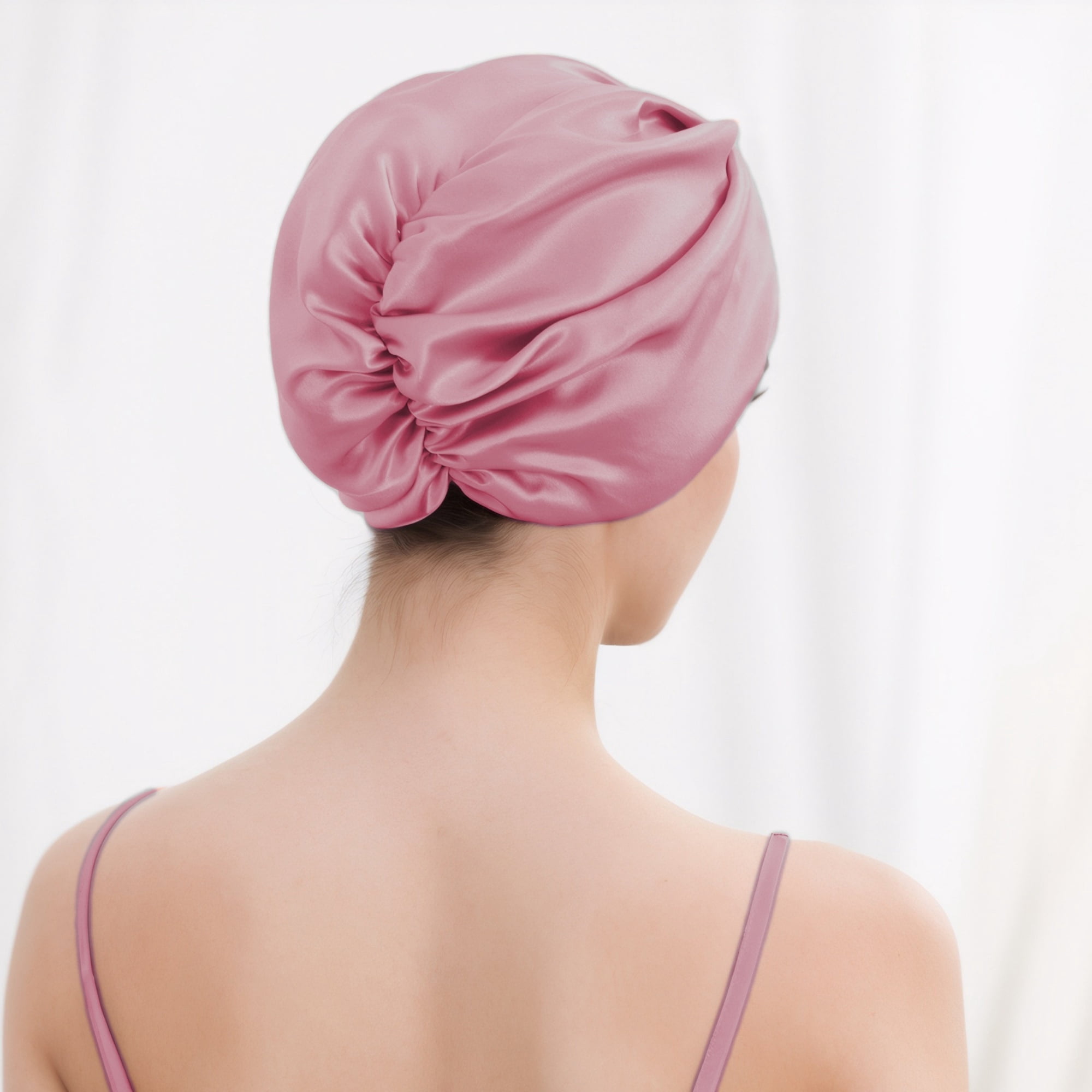 SusanSilk Premium Mulberry Silk Bonnet, Sleep Cap, Shower Cap - Breathable, Adjustable, Hair Protection