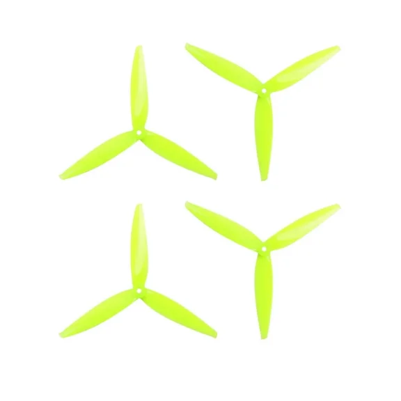 Gemfan 7040 3-Blade Propeller – 7 Inch PC Tri-Blade Props for FPV Racing & Long-Range Drones, Compatible with 2808–2812 Motors (2 Pairs CW/CCW)