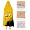 thumbnail image 3 of Adventure Time Jake The Dog Hooded Blanket Poncho, Wearable Hooded Blanket Cozy Soft Warm Plush Fleece Blanket for Adult Women Men, 3 of 7
