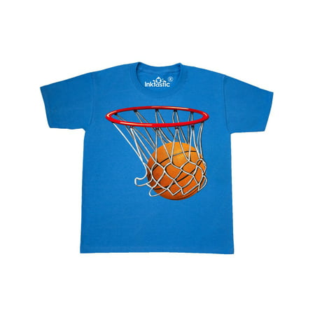 Basketball Swish Youth T-Shirt (Best Youth Basketball Uniforms)