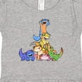 thumbnail image 4 of Inktastic Gecko Pile Cute Lizards Girls Baby Dress, 4 of 5