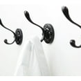 thumbnail image 2 of 5pcs Black Coat Hooks Wall Mounted Coat Hooks Farmhouse Matte Black Wall Hooks with Screws Metal Matte Black Towel Hooks for Bathrooms Entryway Hooks for Hanging Coats, Keys, Hats, Scarves, Robe, Bags, 2 of 17