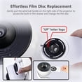 thumbnail image 3 of DAYBETTER Galaxy Projector with 360° Rotating Head & Timer, 13 HD Film Discs, USB Plug-in Ceiling Planetarium Night Light for Bedroom Kids Adults Room Decor, 3 of 8