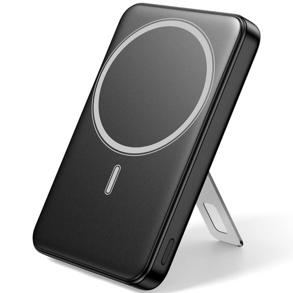 Magnetic Portable Charger,10000mAh Wireless Magnetic Power Bank with USB C Charging and stand, Travel Essential for Battery Pack Compatible with iPhone 17/air/16/15/14/13/12