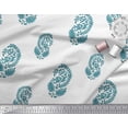 thumbnail image 2 of Soimoi Silk Fabric Leaves Block Print Fabric by The Yard 42 Inch Wide, 2 of 3