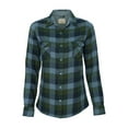thumbnail image 2 of Weatherproof - Women's Vintage Brushed Flannel Long Sleeve Shirt - W164761, 2 of 3